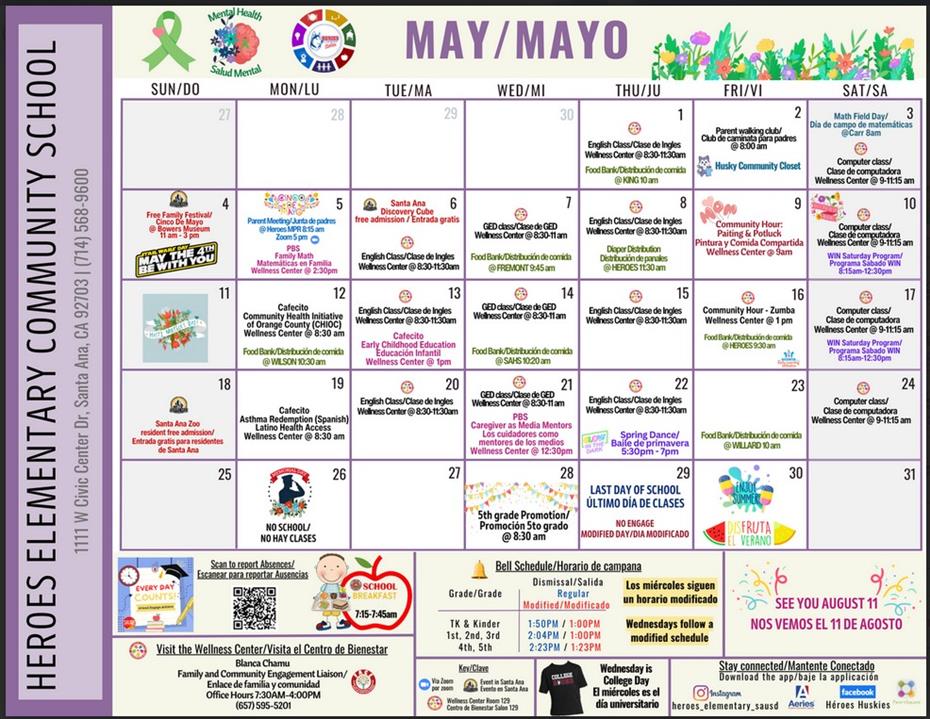 May Calendar 2025